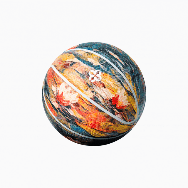 Comrade Berlin artistic basketball mens kids collectibles decorative basketball with colorful floral design