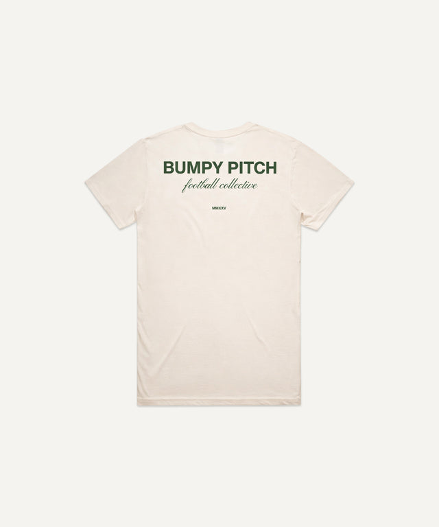 Bumpy Pitch Football Collective Tee - Cream - Huyck House Premium Sporting Goods
