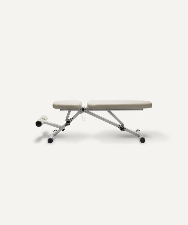 WeGym adjustable fitness bench with padded seat and backrest for versatile strength training