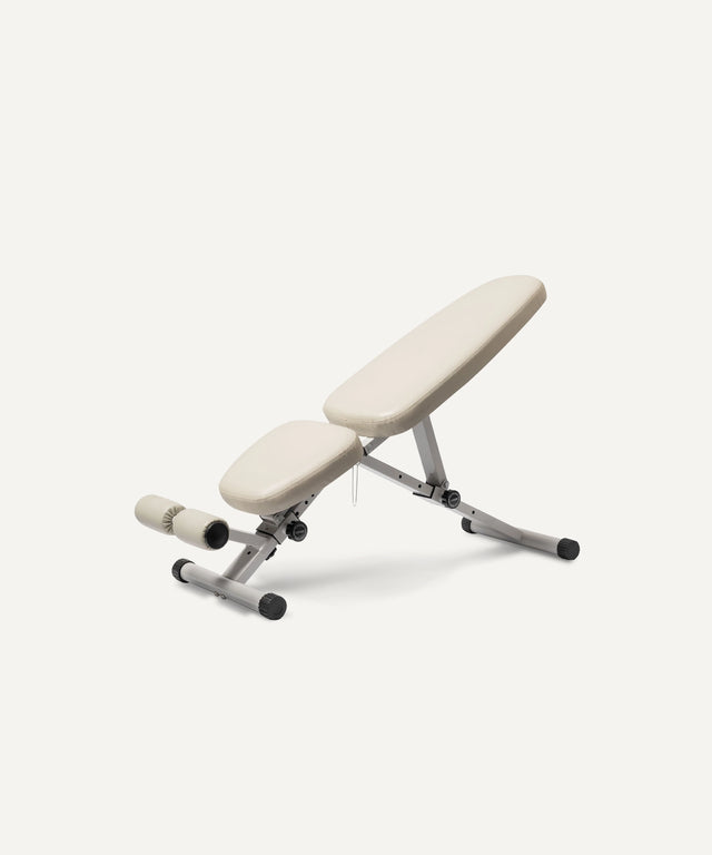 WeGym adjustable fitness bench with padded seat and backrest for versatile workout support