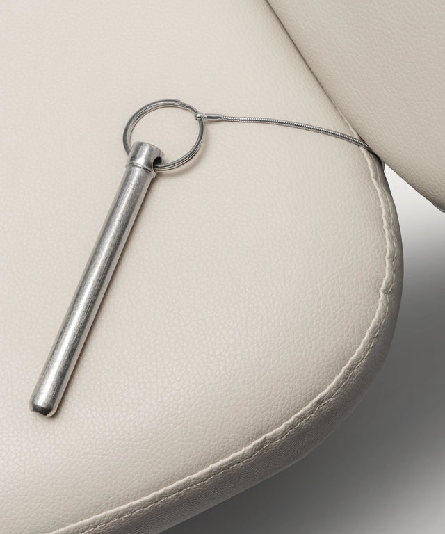 WeGym metal pin key for adjustable fitness bench used to secure bench positions