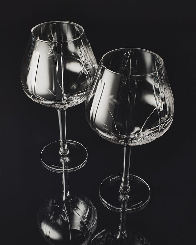 Victor Solomon basketball themed wine glasses decorative gifts for basketball fans by Literally Balling